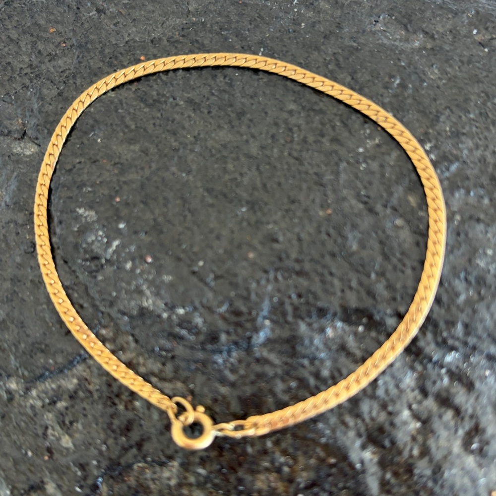 Vintage 12K Gold Link Bracelet